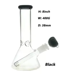 Thicken Beaker Bong heady water pipe dab rig bongs 5mm thick 8 inches small quartz banger bowl herb pipes wax Smoking Accessories