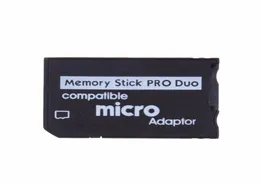 Micro SD to Memory Stick Pro Duo Adapter 호환 MicroSD TF 변환기 Micro SDHC에서 Sony PSP5155939 용 MS Pro Duo 메모리 스틱 리더