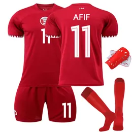 2223 Qatar Home Red World Cup n. 11 AFEF 10 Heydos 19 Armeau Soccer Jersey