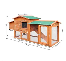 70 -дюймовый L Ecofriendly Whole Leasony Factory Clean Phortry Hutch Outdoor Coop Metal Chicken Cage1990360