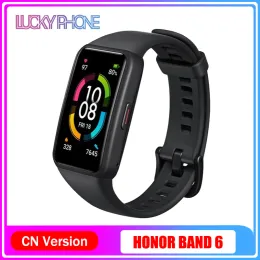 リストバンドHuawei Honor Band 6 Smart Watch Blood Oxygen心拍数モニターSmartBand 1.47 Amoled Screen No Package