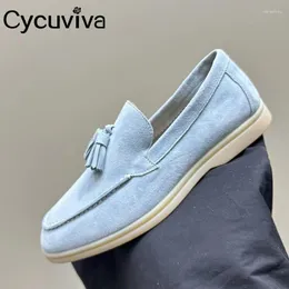 Scarpe casual amante in pelle scamosciata vera pelle vera elandese da uomo multicolore mocassini