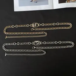 Projektantka mody damskiej talii łańcucha łańcucha luksusowego łańcucha monogramu