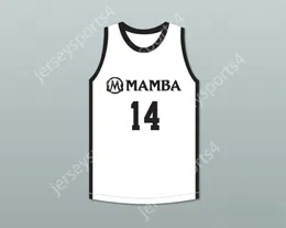 Benutzerdefinierter Name Herren Jugend/Kinder Payton 14 Mamba Ballers White Basketball Jersey2 Top genäht S-6xl