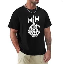 Men's Polos Motionless In White Finger Middle T-Shirt Hippie Clothes Tops Mens T Shirt Graphic