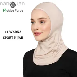 Hijabs Islamic Modal SPORT Silk Hijab Abaya Hijabs For Woman Abayas Women Jersey Turbans Satin Head Scarf Muslim Instant Head Wrap d240425