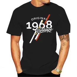 Herren T-Shirts 1968 Klassiker 50 Jahre altes Geburtstagsthemd Männer 50. Vatertag präsent bequemes atmungsaktives T-Shirt T240425