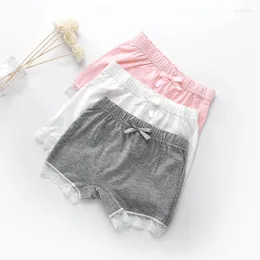 Şort Yaz Kızları Güvenlik Kısa Pantolon Çocuk iç çamaşırı tozluk kız boksör brifingler boşaltılmış çocukları önlemek modal dantel plaj pantolon