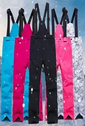 Dzieciowe spodnie narciarskie wiatroodporne wodoodporne sport sporty na świeżym powietrzu zimowe ciepłe spodnie śniegu chłopcy dziewczęta narciarstwo snowboardowe spodnie 4115591