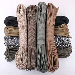Accessories Dropship 100m Paracord 550 Rope Type Iii 7 Stand Paracord Dia.4mm Cord Rope Survival Kit Paracord for Hiking Camping Clothesline
