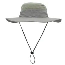 Connectyle Mens Women Summer Sun Hat Upf 50 Wide Brim Brim traspirante per cappelli da pesca a anticarra regolabili 240423