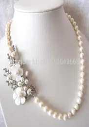 Sälj GTGTGT20 QUT 89mm White Freshwater Pearl Necklace Pendant7128431