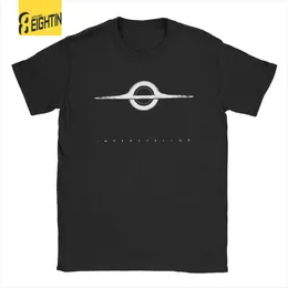 Men's T-Shirts Men Interstellar Wormhole Space Science Fiction T Shirt Pure Cotton Clothing Vintage Short Sleeve Round Neck Tees T-Shirts T240425