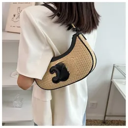 Trendy geflochtene Handtasche kreative einfache Unterarmentspannung