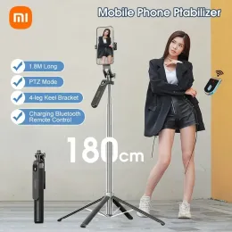 Sopa xiaomi selfie stick1.8m pantilt antishing kamera stabilizatör otomatik denge selfie çubuk tripod ile bluetooth uzaktan kumanda