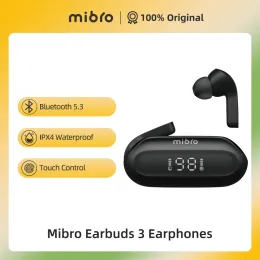 Słuchawki oryginalne douszne wuszki mibro 3 TWS Bluetooth 5.3 Słuchawki IPX4 Wodoodporny enc hd