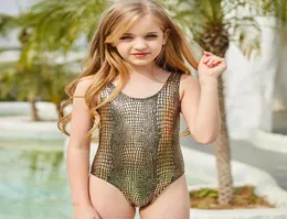 414y Girls Swimsuit Kids One Piece Swardwear Children de alta qualidade para garotas de menina Praia vestir maiô Onepipe Suits4827527