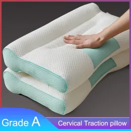 베개 Cavandon Cervical Pillow 수면 정형 외과 기억 느린 반등 부드러운 통기성 통기성 호텔 목 어깨 통증 완화