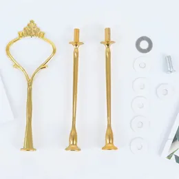 1set Zinc Alloy Kitchen Gadgets Crown Design Multifunktion Kaka Dekoration Verktyg Kakestativ Frukter Placerade förnödenheter