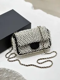 10A حقيبة مصممة للعلامة التجارية الفاخرة Mini Pearl Bag 2024 New Women's Crossbody Bag Bage Lostbag Bag Bag Women's Chain Wallet Wallet