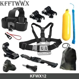 Accessories Accessories Kit for Gopro Hero 12 11 10 9 Black 8 7 6 5 4 Yi 4K SJ4000 EKEN H9 AKASO DBPOWER Strap Tripod Mount Go pro 9 Camera