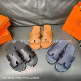 Слайд Miui Chenel Sandals Chlooe H Мужские плоские дно тапочки модная изумка