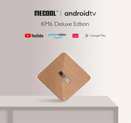 Mecool KM6 Deluxe TV Box Androidtv 100 Amlogic S905x4 4GB 64GB 24G5G WiFi 6 WideVine L1 Google Play Primeビデオ4K音声セット