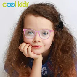 COOL KIDS Kid Sun Glasses UV400 TR Eyewear Clip-on gafas de sol Prescription Sunglasses Polarized Lenses Boy Girl TR90Eyeglasses 240417