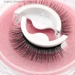 False Eyelashes Reusable self-adhesive false eyelashes full eyelashes glue free 3-second eyelash extension beauty products 1Pair Q240425