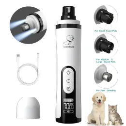 Clippers Electric Pet Nagelschleife mit LED -Licht, Katze und Hundeschneidemaschinen, USB -Ladung, Klauenschneider, Schönheitsschneider, Haustier Schönheitsprodukte