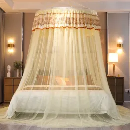 Set Baby Room Mosquito Net Europeanstyle Palace Dome Mosquito Net Kid Bambino Bambino Canotta Canotta Canotta Bianchetto Romantico bambina Romantico