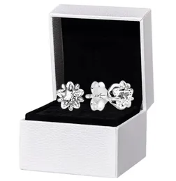 Celestial Sparling Star Stud Ohrringe Original Box für 925 Sterling Silber CZ Crystal Fashion Women Ohrring Set4203586