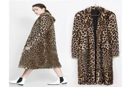 Lanshifeei junges Mädchen Faux Pelz Mantel Langer Mantel Pelliccia Frau Kurzfelljacke Frauen Europa Xlong Leopard Faux Jacket3858109