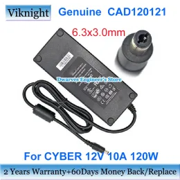 شحنات الشحن الأصلي CAD120121 AC ADAPTER 12V 10A 120W شاحن لـ Cyberpower Drobo 5D Thunderdbolt DRDR5A GEN3 DDR3A21 مزود الطاقة