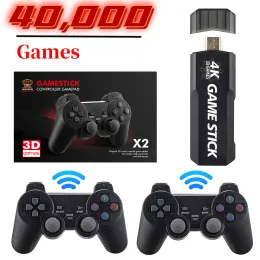 Jogadores Console de videogame portátil GD10 com controladores sem fio 4K HD TV Retro Console de Game 50 emuladores 40000+ jogos para PS1/N64/DC