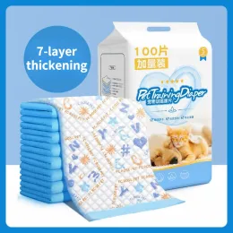 Diapers Thickening Printing Dog Training Pee Pads Super Absorbent Pet Diaper Disposable Healthy Clean Nappy Mat for Pet Diaper Supplies