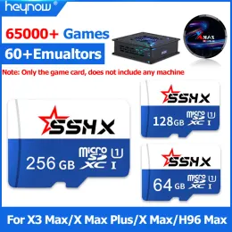 Süper Konsol için Ekipman Yüksek Hızlı TF Oyun Kartı X MAX PLUS/X3 MAX/X MAX/H96 MAX Oyun Oyuncusu EmuelEC4.5 PSP/PS1/SS için 65000 Oyun
