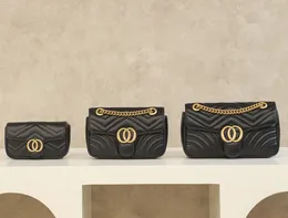 Marmont Ophidi Designer Bag حقيبة يد من النساء الرجال كروس أوف أوف مصمم فاخر مصمم جلدي أصلي حقيبة الكتف