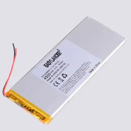 Batterien 4058160 3,7 V 4500mAh Lithium Polymer -Batterie mit Brett für Tabletten -PCs DIY -Strombank große Batterien große Größe