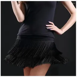 Wear Wear Women Latin Dance Gonna da ballo per adulti Design Design Fringe Female Tango Ballroom Chacha Dress