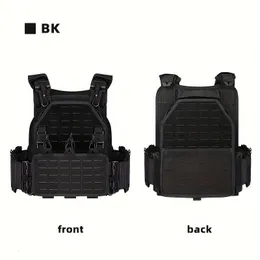 outdoor vest 1000D Nylon durable Tactical multi-cam tactical vest plate Tactical vest Tactical vest Military hunting 240408