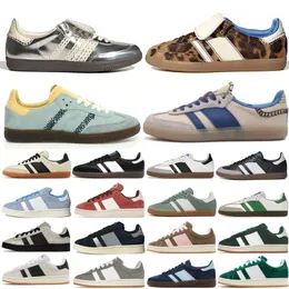 Scarpe da design hot casual sambaba maschile womens beige marrone nero nero verde gum grigio arancione grigio addestrars sport sneaker piattaforma da tennis scarpe da tennis