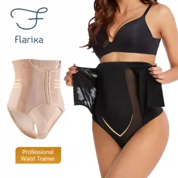 Shavers farixa talia Trainer Body Shaper Blow Blisme Biecid Bielica wysoka pasa płaskie majtki