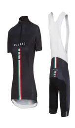 Women039s Milano Włochy Pro Team Jersey Ropa Ciclismo Zestaw Pielerkleding Vrouw Sets Zomer 2022 Cuissard Velo Pro Avec Gel3961305