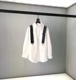 20sss France Fashion Luxury Men S Designer Roupas de ombro e camisa de couro Impressão de alta qualidade A camiseta de grife de ginástica Mulheres Coloque 8202685