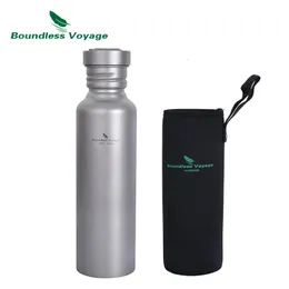 Boundless Voyage Water Bottle with Lid Outdoor Camping Cycling Hiking Tableware Drinkware 25.6oz/750ml 240422