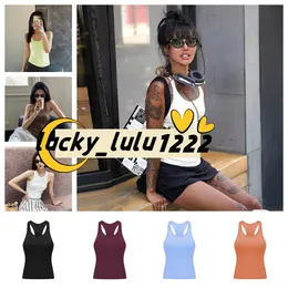 EBB TO STREET Tank Tops Women's Studio Essential Racerback Tank Top Yoga Performance Workout Tops with Built in Bra