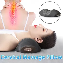 Elektryczny masaż poduszka szyjka szyjka masażer kręgosłupa urządzenie ramię wibracje na szyję
