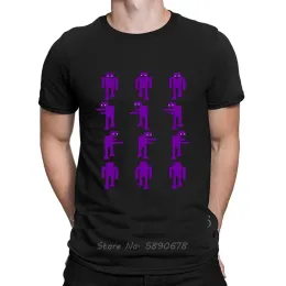 Koszule FNAf Purple Guy Sprites T Shirt Over Size 6xl Leisure Słynna wiosenna koszulka Formalna koszulka Nowa koszulka
