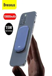 Магнитное беспроводное портативный банк мощности 10000 мАч 15 Вт зарядное устройство для iPhone 13 12 Pro Max Mini Powerbank Внешняя батарея H6081418